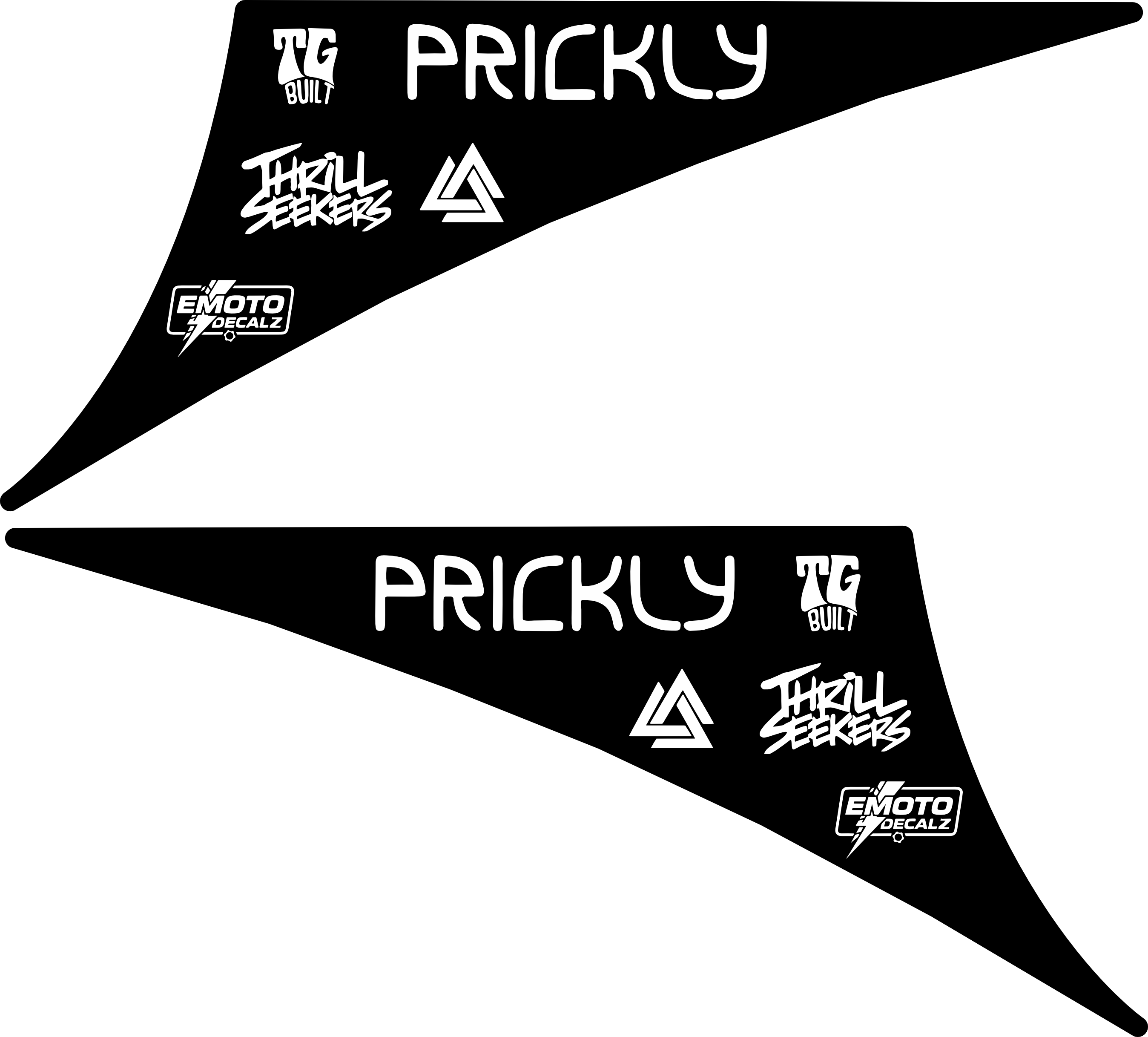 Fatboy Scrambler Rear Frame Decals