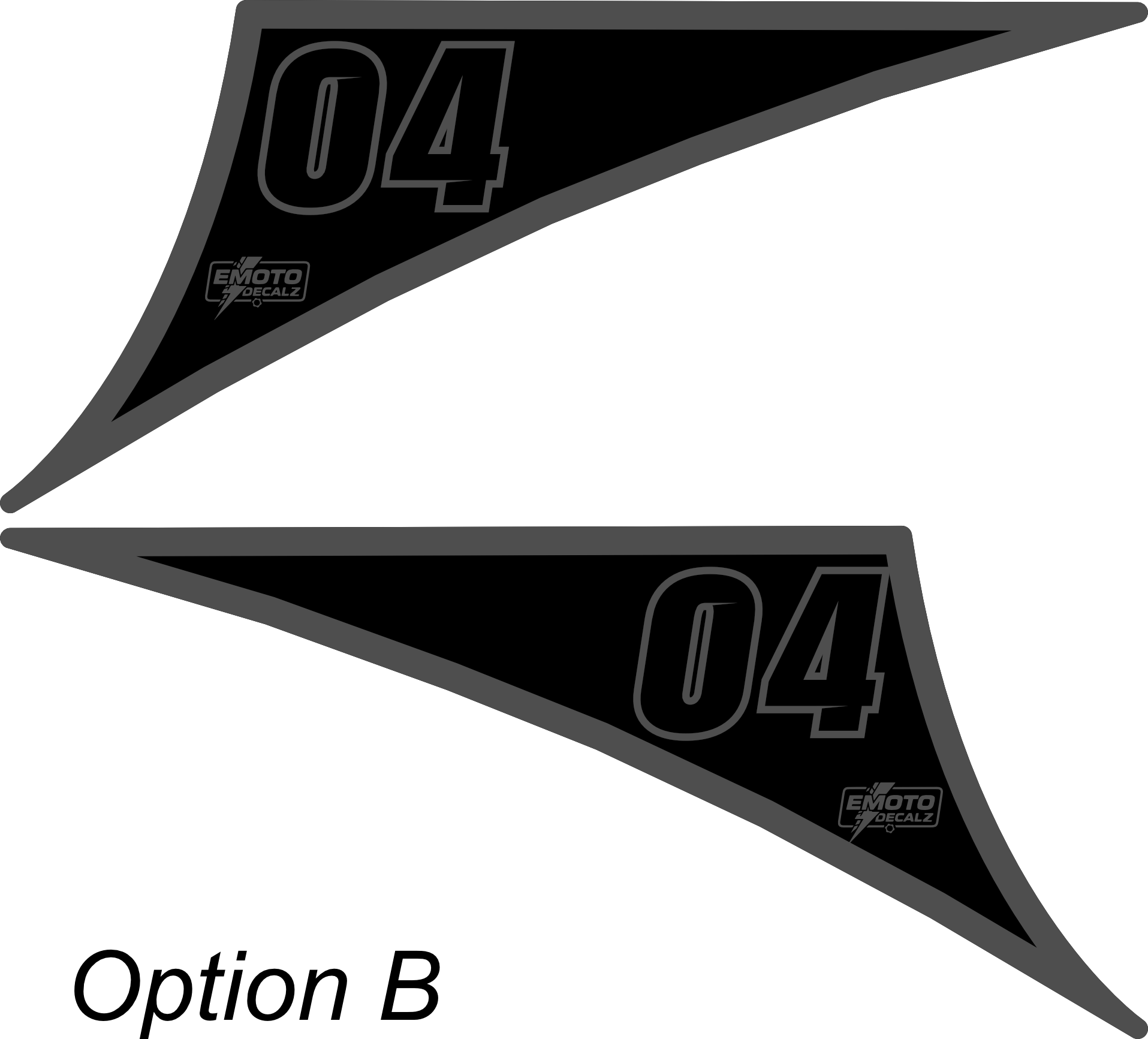 Fatboy Scrambler Premade Frame Decals