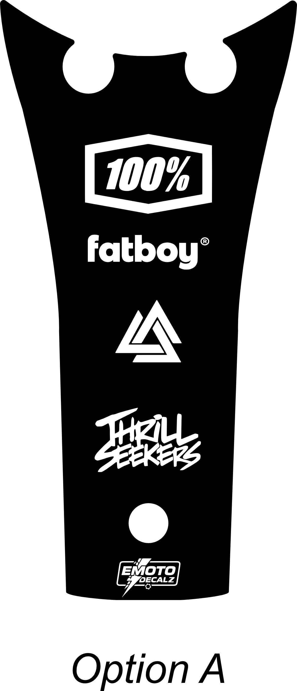 Fatboy Scrambler Premade Top Frame Decal