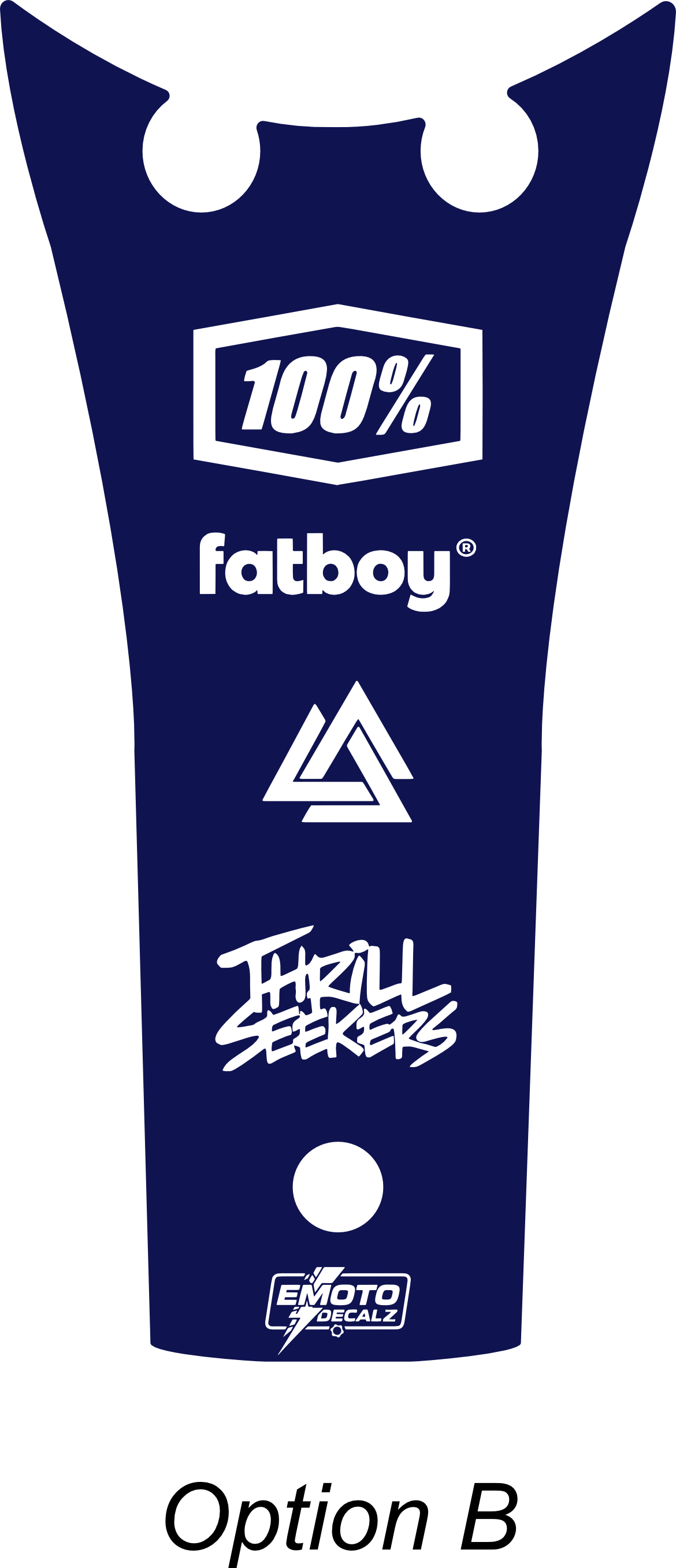 Fatboy Scrambler Premade Top Frame Decal