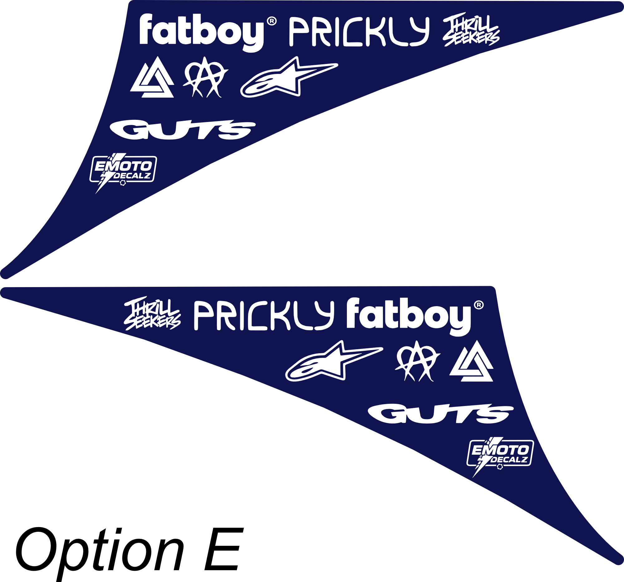 Fatboy Scrambler Premade Frame Decals
