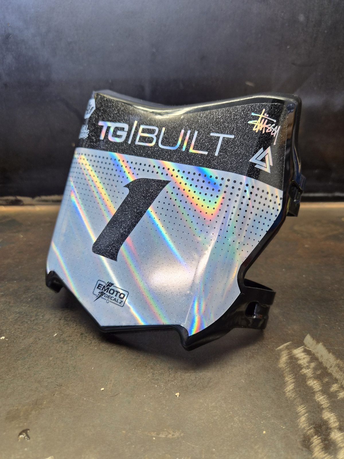 Black Motocutz - Glitter Holographic