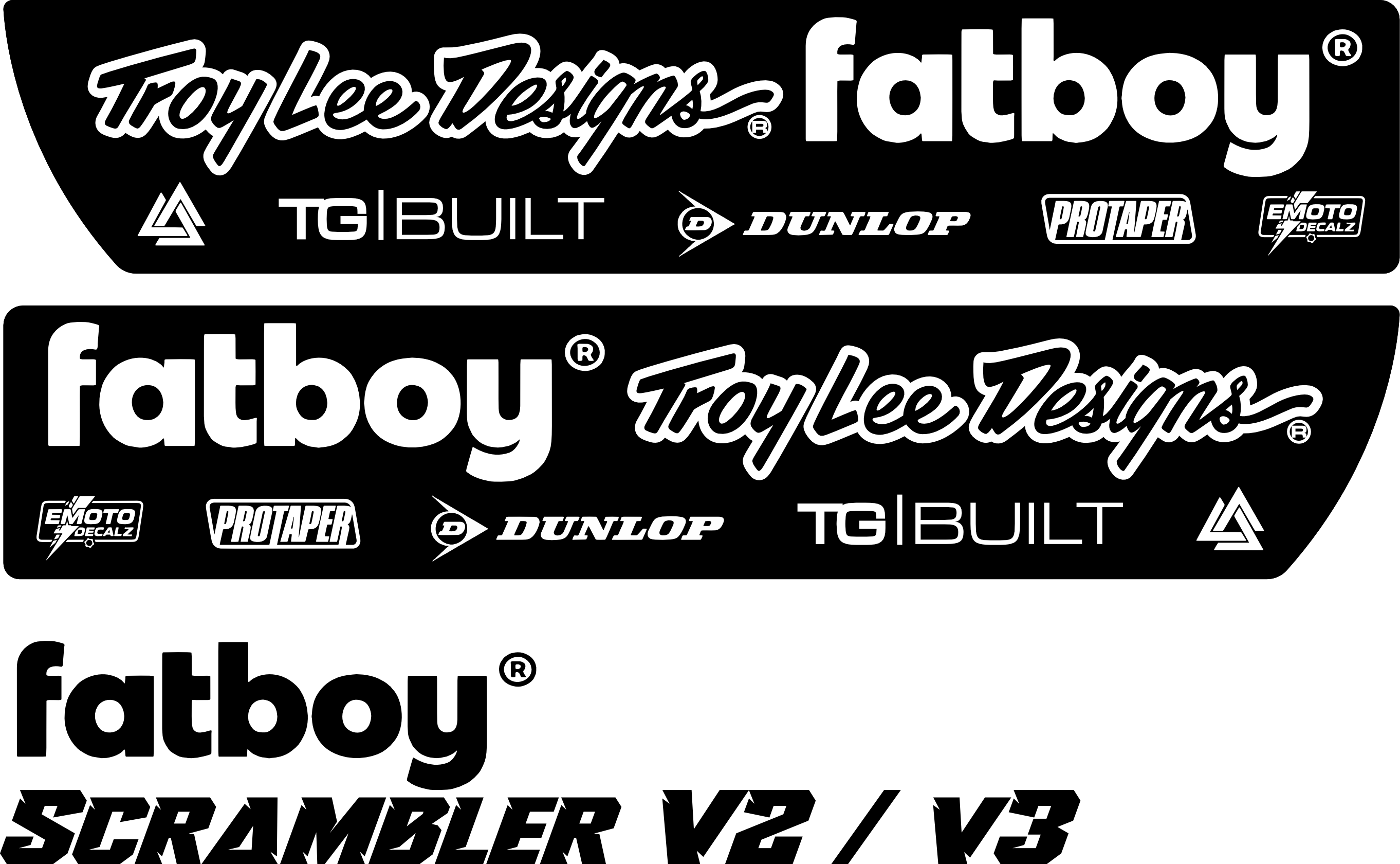 Fatboy Scrambler Battery Premade Decal